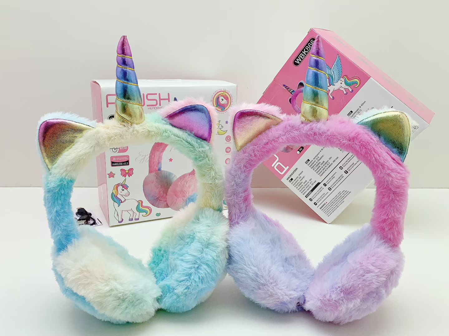 WBK866 Plush  Wireless Headphones